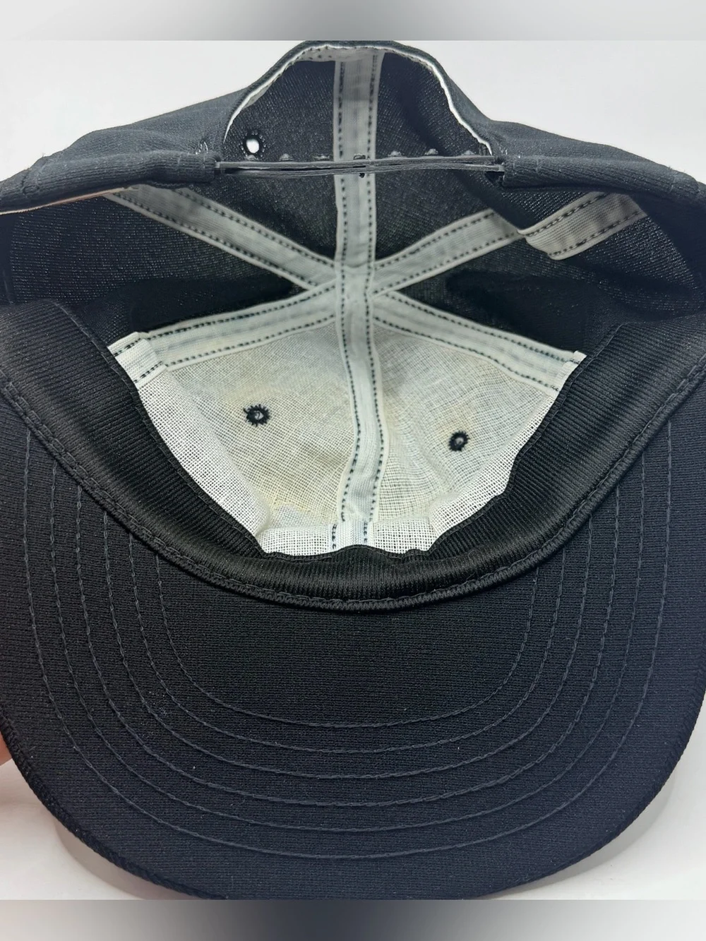 Vintage Safety-Kleen Snapback Hat USA Made Industrial Workwear Patch Cap Black
